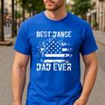 Best Dance Dad Ever Dancer Father Men's Casual T-Shirt Royal Blue
