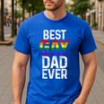 Best Gay Dad Ever LGBTQ Men's Casual T-Shirt Royal Blue Best Gay Dad Ever LGBTQ Men's Casual T-Shirt Royal Blue