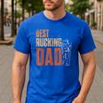 Best Rucking Dad Ruck Backpack Rucksack Workout Rucking Men's Casual T-Shirt Royal Blue
