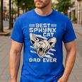 Best Sphynx Cat Dad Ever Apparel For Animal Lover Men Women Men's Casual T-Shirt Royal Blue