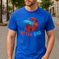 Betta Dad Betta Fish Lover Betta Fish Dad Betta Fish Boy Men's Casual T-Shirt Royal Blue Betta Dad Betta Fish Lover Betta Fish Dad Betta Fish Boy Men's Casual T-Shirt Royal Blue