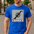 Bicycle DADS Old Guy WHO Ride Bikes BMX Mountain OR Road Men's Casual T-Shirt Royal Blue