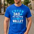 Cheer Dad Shirt Cheerleader Dad Cheerleading Competition Men Men's Casual T-Shirt Royal Blue