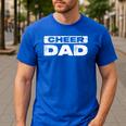 Cheer Dad Shirt Men Fathers Day Cheerleading Dad Men's Casual T-Shirt Royal Blue Cheer Dad Shirt Men Fathers Day Cheerleading Dad Men's Casual T-Shirt Royal Blue