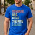 Cigar Lover For Dad Men Vintage Cigar Saying Men's Casual T-Shirt Royal Blue