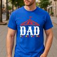 Circus Dad Of The Birthday Boy & Girl Carnival Family Outfit Men's Casual T-Shirt Royal Blue Circus Dad Of The Birthday Boy & Girl Carnival Family Outfit Men's Casual T-Shirt Royal Blue
