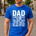 Cool Dad Art For Father Dad Stepfather From Son Daughter Men's Casual T-Shirt Royal Blue