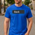 Cool Playmat Race Car Track On Back Dad Race Car Mat Men's Casual T-Shirt Royal Blue Cool Playmat Race Car Track On Back Dad Race Car Mat Men's Casual T-Shirt Royal Blue