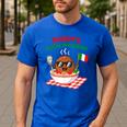 Couple Daddy's Little Meatball Italian Men Men's Casual T-Shirt Royal Blue
