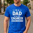 Cute Engineer Dad Men Father's Day Mechanical Engineering Men's Casual T-Shirt Royal Blue Cute Engineer Dad Men Father's Day Mechanical Engineering Men's Casual T-Shirt Royal Blue