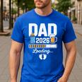 Dad 2026 Loading Expecting New Baby Announcement Men Men's Casual T-Shirt Royal Blue