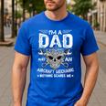 Dad Airplane Plane Aviation Aircraft Mechanic Men's Casual T-Shirt Royal Blue