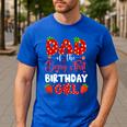 Dad Of The Berry First Birthday Of Girl Strawberry Men's Casual T-Shirt Royal Blue