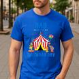 Dad Of The Birthday Boy Circus Ringmaster Party Birthday Men's Casual T-Shirt Royal Blue Dad Of The Birthday Boy Circus Ringmaster Party Birthday Men's Casual T-Shirt Royal Blue