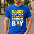 Dad Of The Birthday Boy Construction Theme Party Matching Men's Casual T-Shirt Royal Blue Dad Of The Birthday Boy Construction Theme Party Matching Men's Casual T-Shirt Royal Blue