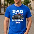 Dad Of The Birthday Boy Policeman Officer Party Men's Casual T-Shirt Royal Blue Dad Of The Birthday Boy Policeman Officer Party Men's Casual T-Shirt Royal Blue