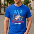 Dad Of The Birthday Cruiser Cruise Birthday Men's Casual T-Shirt Royal Blue