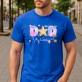 Dad Of The Birthday Girl One-Der The Sea Family Matching Men's Casual T-Shirt Royal Blue