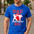 Dad Of The Birthday Karate Taekwondo Boy Martial Arts Men's Casual T-Shirt Royal Blue