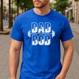 Dad BOD Gym Workout Small Men's Casual T-Shirt Royal Blue