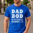 Dad Bod In Progress Men's Casual T-Shirt Royal Blue
