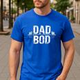 Dad Bod Men's Casual T-Shirt Royal Blue