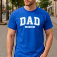 Dad Est 2026 Promoted To Daddy 2026 New Dad Papa Father Men's Casual T-Shirt Royal Blue Dad Est 2026 Promoted To Daddy 2026 New Dad Papa Father Men's Casual T-Shirt Royal Blue