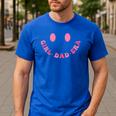 In My Dad Girl Era Tee Fathers Day 2-Sided Men's Casual T-Shirt Royal Blue