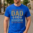 Dad And Grandpaw Dog Grandpaw Grandpa Men Men's Casual T-Shirt Royal Blue Dad And Grandpaw Dog Grandpaw Grandpa Men Men's Casual T-Shirt Royal Blue