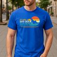 Dad It's Not A Dad Bod It's A Father Figure Men's Casual T-Shirt Royal Blue