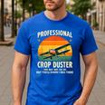 Dad Joke Farter Professional Crop Duster Men's Casual T-Shirt Royal Blue