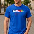 Dad Kid Matching Shake And Bake Bake Men's Casual T-Shirt Royal Blue Dad Kid Matching Shake And Bake Bake Men's Casual T-Shirt Royal Blue