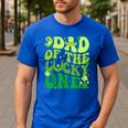 Dad Of The Lucky One Saint Patrick's Day Children Birthday Men's Casual T-Shirt Royal Blue Dad Of The Lucky One Saint Patrick's Day Children Birthday Men's Casual T-Shirt Royal Blue