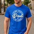 DAD The Man The Myth The Legend Father's Day Men's Casual T-Shirt Royal Blue