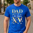 Dad Of The Miss Quince XV Birthday Mexican Quinceanera Men's Casual T-Shirt Royal Blue