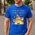 Dad Of Miss Three-Esta Mexican Fiesta 3rd Birthday Outfit Men's Casual T-Shirt Royal Blue
