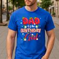 Dad And Mom Birthday Girl Strawberry Berry Sweet One Two Men's Casual T-Shirt Royal Blue