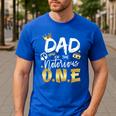 Dad Of The Notorious One Old School 1st Hip Hop Birthday Men's Casual T-Shirt Royal Blue Dad Of The Notorious One Old School 1st Hip Hop Birthday Men's Casual T-Shirt Royal Blue