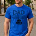 Dad The Pancake Whisperer Pancakes Breakfast Father Men's Casual T-Shirt Royal Blue