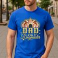 Dad Of The Ringmaster Kids Circus Theme B-Day Party Men's Casual T-Shirt Royal Blue Dad Of The Ringmaster Kids Circus Theme B-Day Party Men's Casual T-Shirt Royal Blue