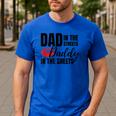 Dad In The Streets Daddy In The Sheets Men's Casual T-Shirt Royal Blue