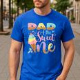 Dad Of The Sweet One Ice Cream 1St Birthday Party Men's Casual T-Shirt Royal Blue