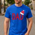 Dad Xmas PJs Christmas Pajamas And Xmas PJ Family Shirt Men's Casual T-Shirt Royal Blue