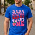 Dada Of The Berry Sweet One Strawberry First Birthday Men's Casual T-Shirt Royal Blue Dada Of The Berry Sweet One Strawberry First Birthday Men's Casual T-Shirt Royal Blue