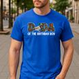 Dada Of The Birthday Boy One Lucky Duck 1st Birthday Family Men's Casual T-Shirt Royal Blue