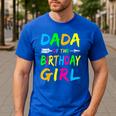 Dada Of The Birthday Girl Retro 80's Party Shirt Men's Casual T-Shirt Royal Blue Dada Of The Birthday Girl Retro 80's Party Shirt Men's Casual T-Shirt Royal Blue