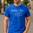 Daddy And Me Best Dad Ever Fist Bump Father's Day Small Men's Casual T-Shirt Royal Blue