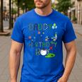 Daddy Of The Birthday Boy Hole In One Golf Lover Men's Casual T-Shirt Royal Blue