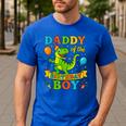 Daddy Of The Birthday Boy T-Rex Dinosaur Birthday Party Men's Casual T-Shirt Royal Blue Daddy Of The Birthday Boy T-Rex Dinosaur Birthday Party Men's Casual T-Shirt Royal Blue