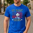 My Daddy Is My Hero Military Dad American Flag Army Proud Ar Men's Casual T-Shirt Royal Blue My Daddy Is My Hero Military Dad American Flag Army Proud Ar Men's Casual T-Shirt Royal Blue
